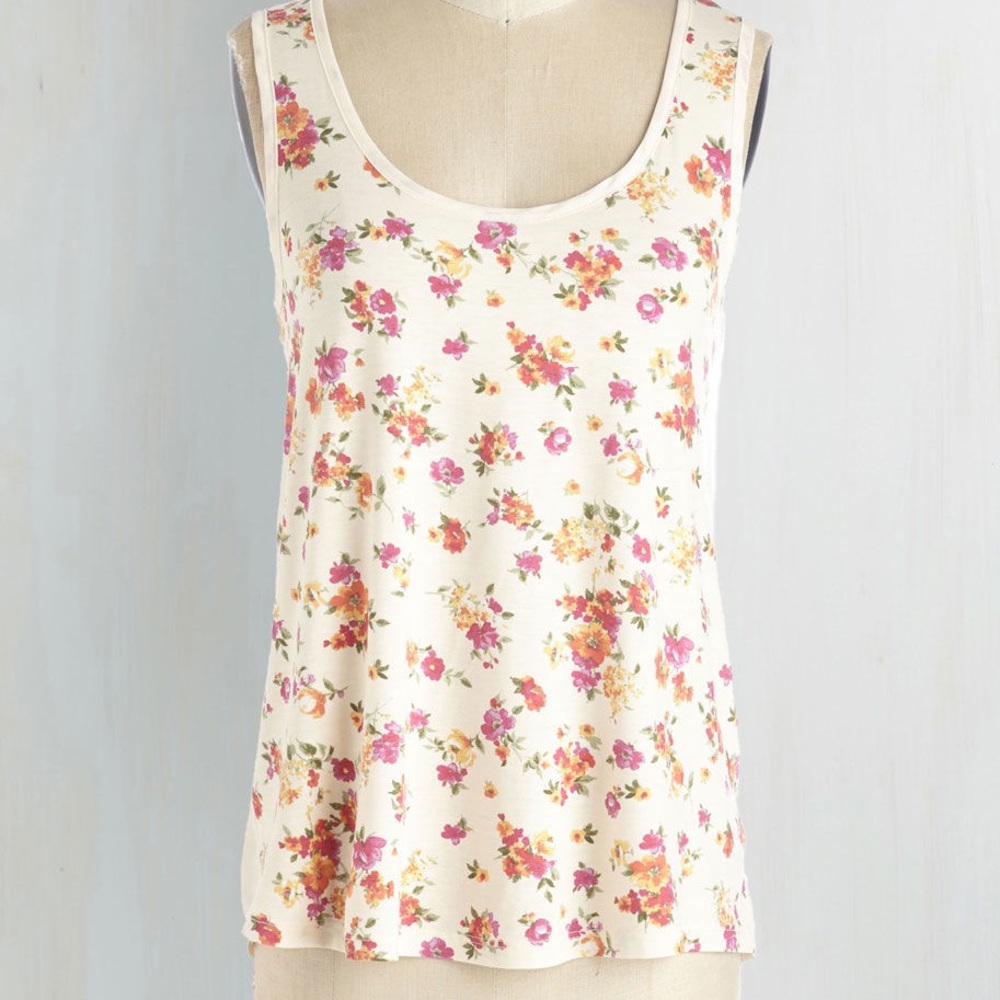 Pop of Pattern Top in Floral in 3X